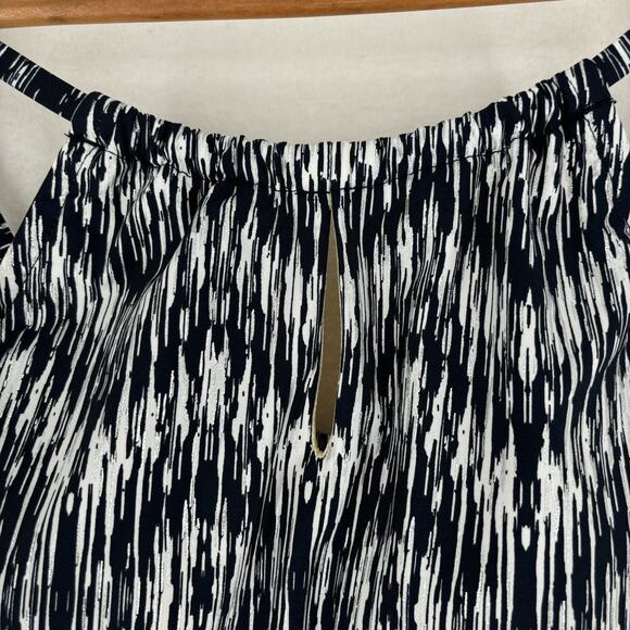 Miraclesuit Silver Shores Peephole Tankini Top Sz 16 MSRP $140 Midnight Blue NWT - Picture 2 of 7